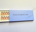 Press On Nails – Dotty French | Short Almond | Touch of Capital Nails