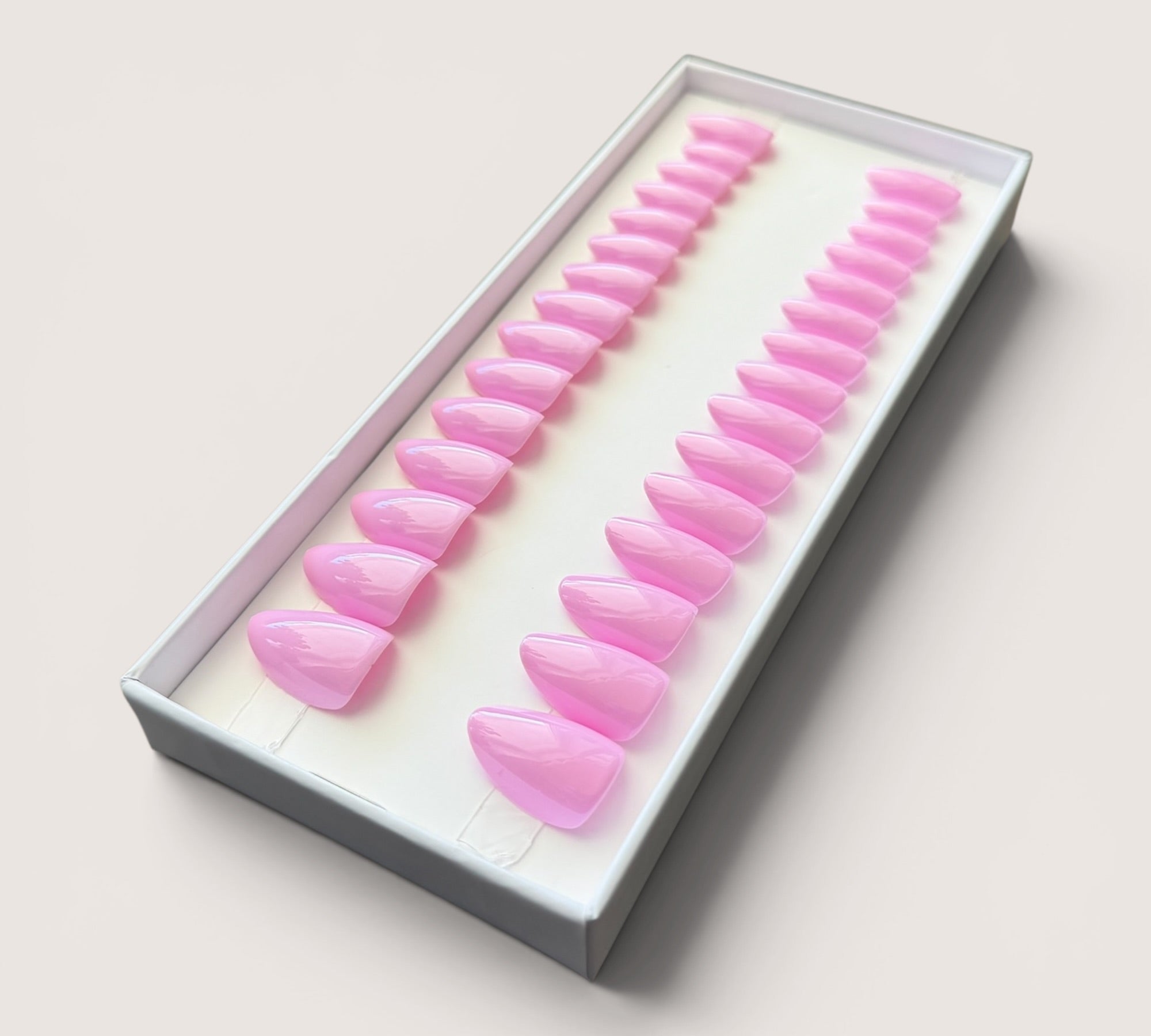 Press On Nails – Soft Pink | Extra Short Almond | Touch of Capital Nails