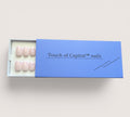 Press On Nails – Bloomy French | Short Square | Touch of Capital Nails