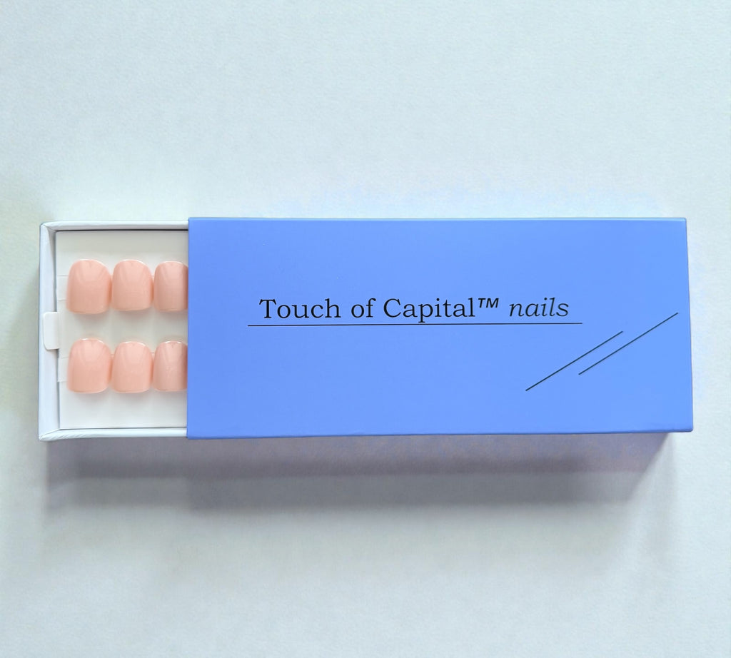 Press-On Nails – Dusty Rose Nude Pink | Extra Short Round | Touch of Capital Nails