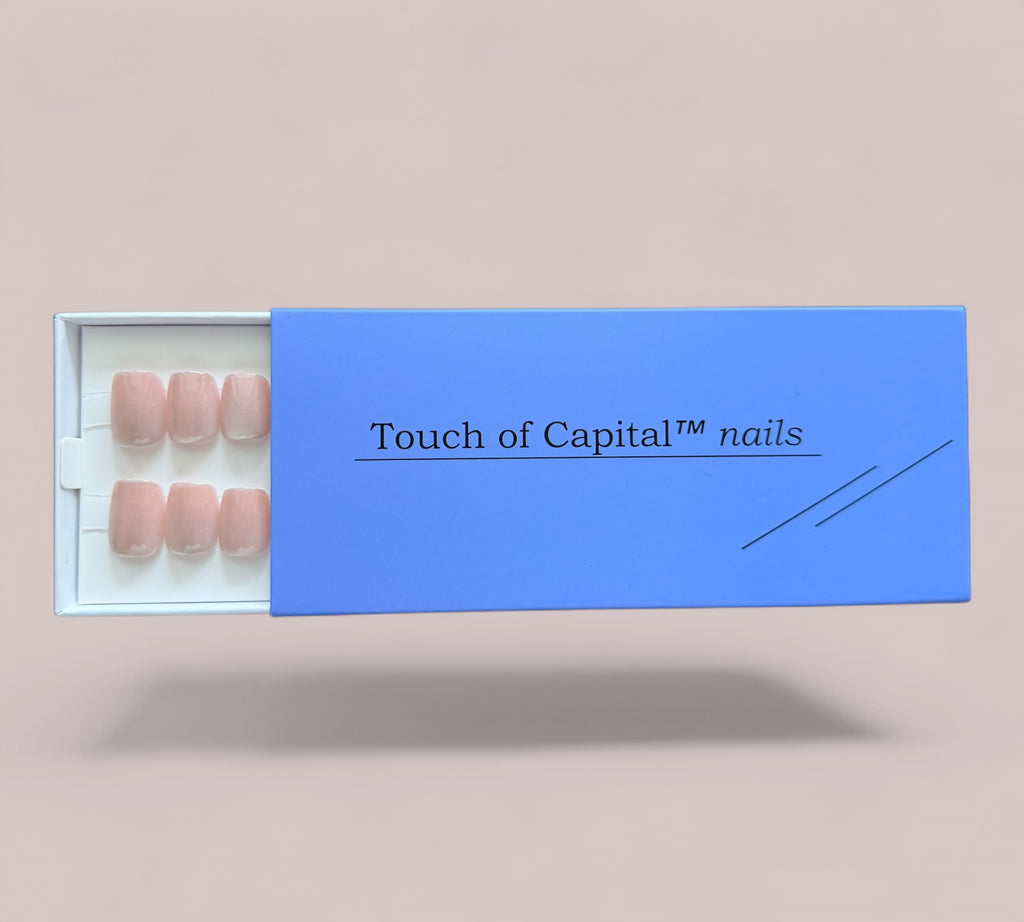 Press On Nails – Violet Cat Eye | Short Square | Touch of Capital Nails