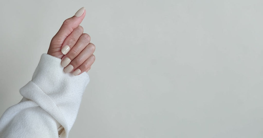 Press-On Nails – Soft Nude Beige | Short Round | Touch of Capital Nails