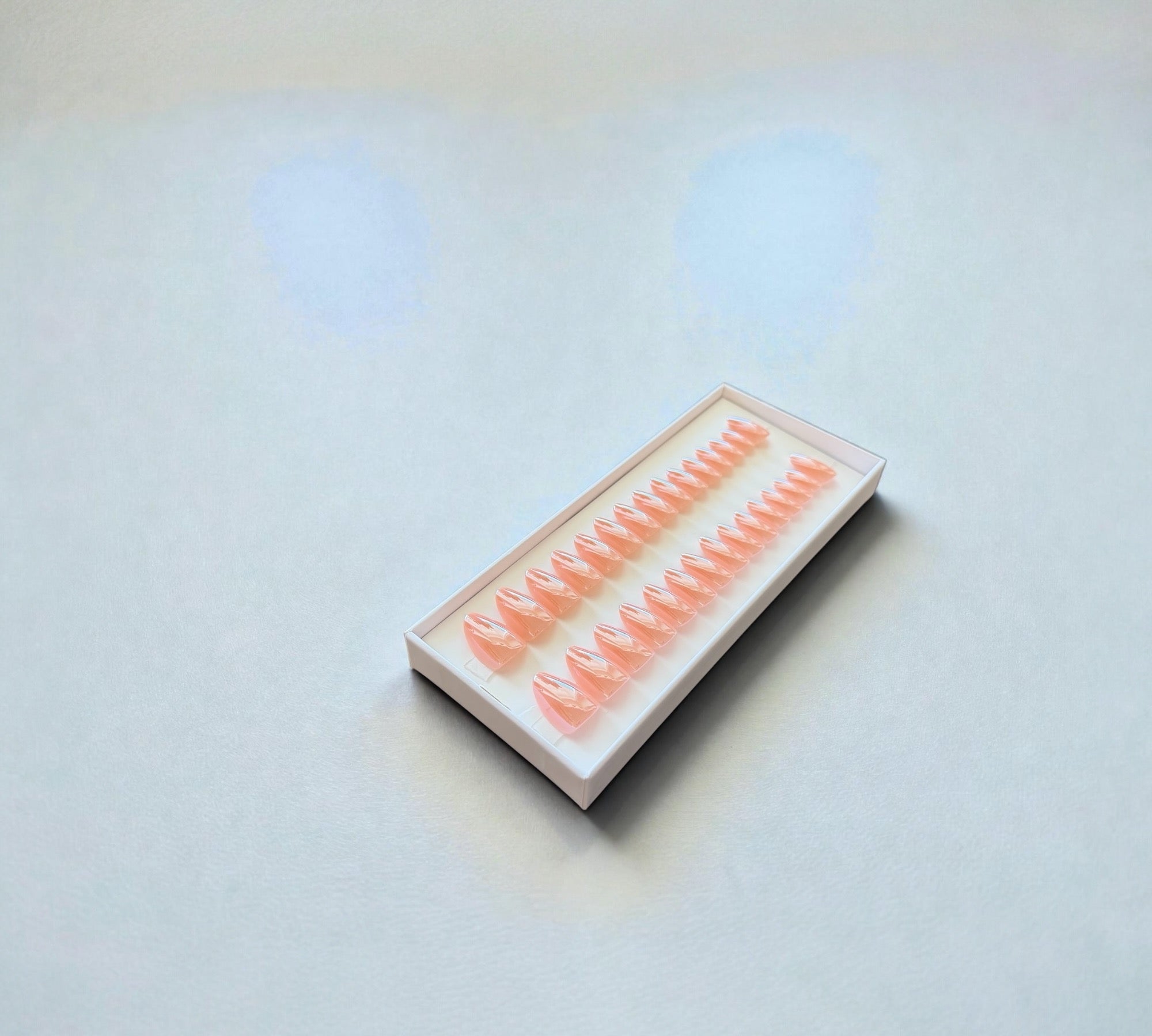 Press On Nails – Glazed Apricot | Short Almond | Touch of Capital Nails