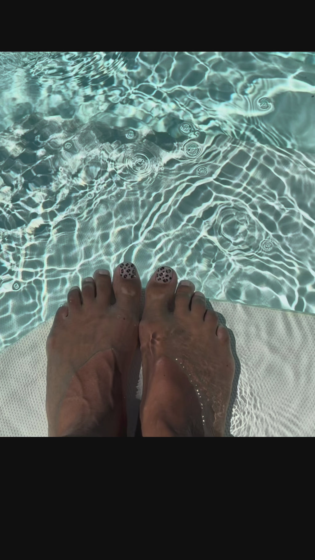 Toe Press On Nails – Red Leopard | Pedicure | Touch of Capital Nails