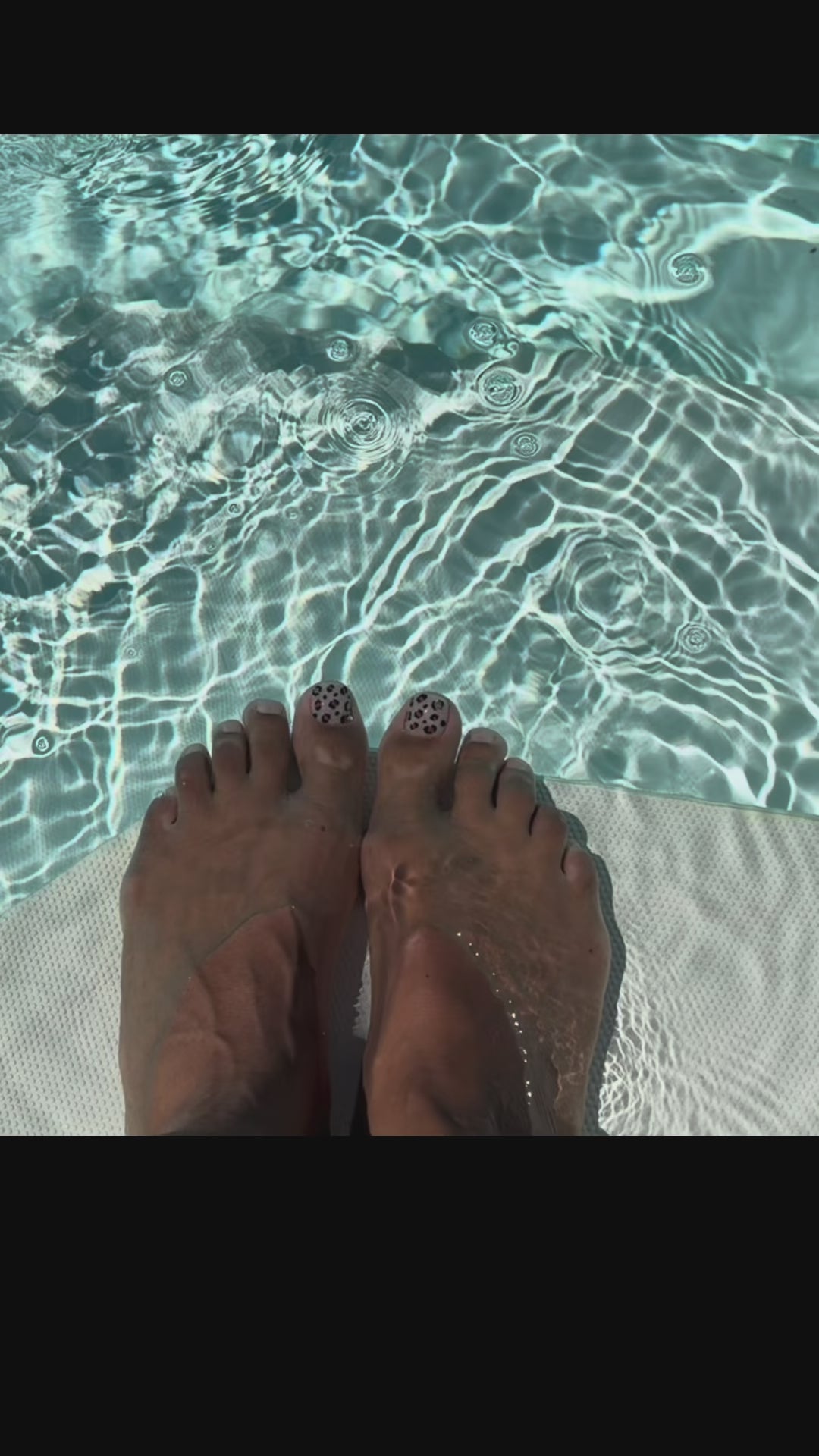 Toe Press On Nails – Red Leopard | Pedicure | Touch of Capital Nails